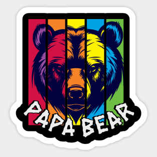 Papa Bear Sticker